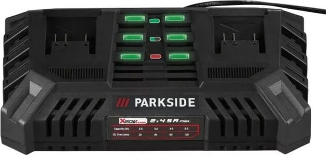 Parkside Double charger x2 12V, 4.5 Ah PDSLG 20 B1 DE/EU X20V Team