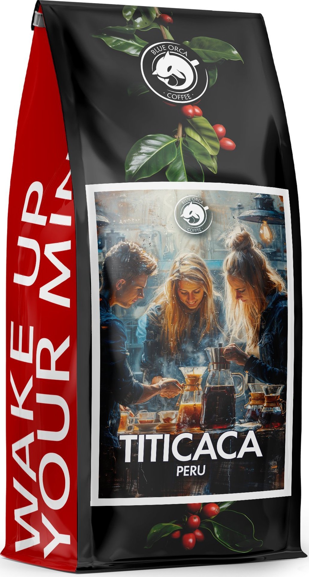 Kawa ziarnista Blue Orca Coffee Kawa ziarnista PERU & BRAZIL TITICACA ARABICA - Limited Edition Blue Orca