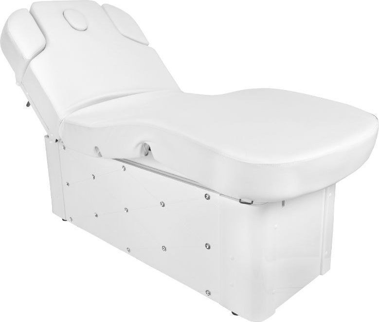 Azzurro SPA LEŻANKA KOSMETYCZNA AZZURRO KRYSTAL 370-3 4 SILN. BIAŁA PODGRZEWANA