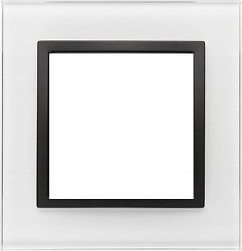 Kontakt-Simon Ramka Kontakt-Simon Nature DRN1/68 1-krotna czarna perła