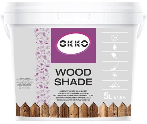 WOOD IMPREG WOOD SHADE DARK OAK 5L OKKO
