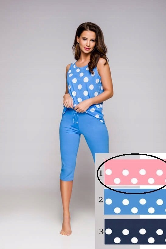 Regina REGINA wygodna damska piżama pidżama bawełna L