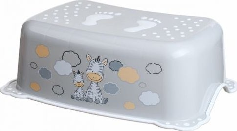 Maltex MALTEX step up stool with antislip rubber Grey/White Zebra 6913
