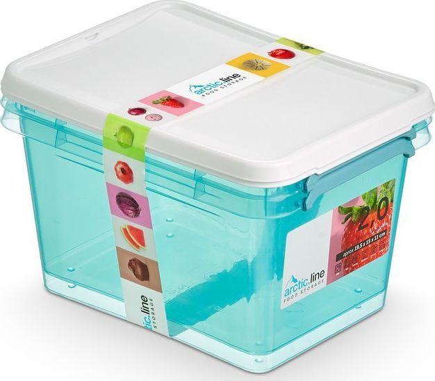 ORPLAST Komplet Prostokątne Pojemniki na Żywność 2szt. 2L