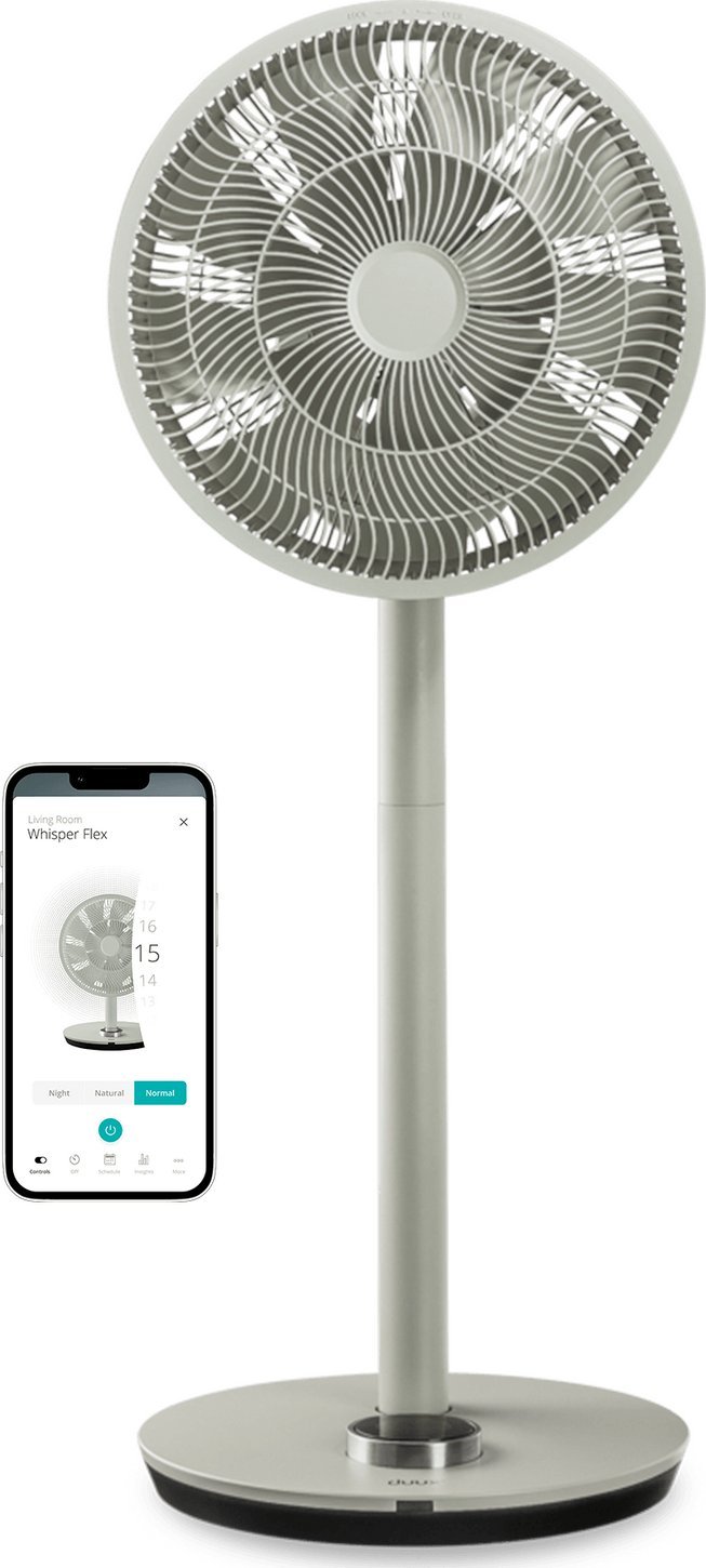 Wentylator Duux Duux Fan Whisper Flex Smart Diameter 34 cm, Sage, Number of speeds 26, 3-29 W, Oscillation one size