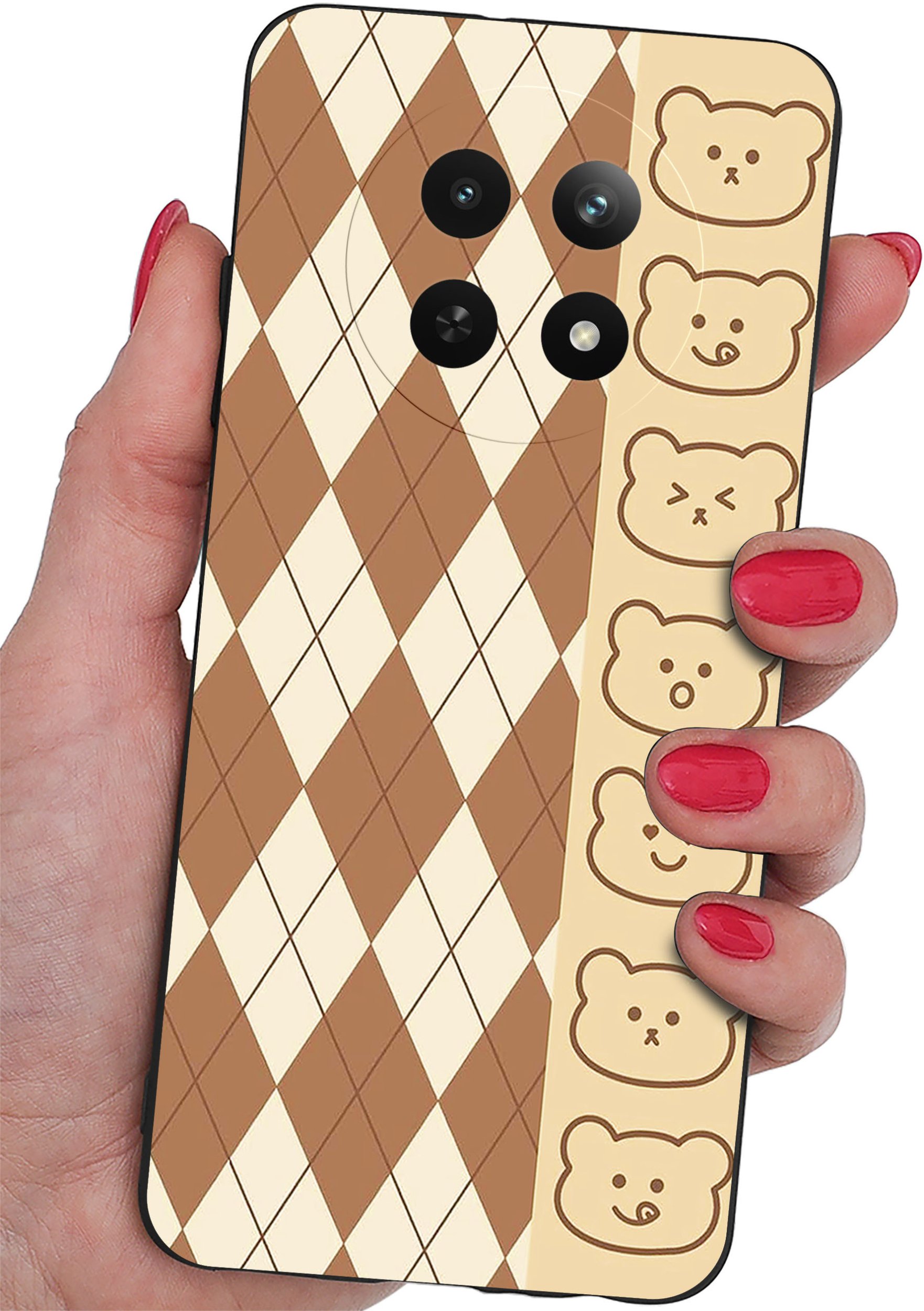 Etui do Realme 12 5G | 12x 5G WZORY |SILIKONOWE MATT CASE + SZKŁO 9H