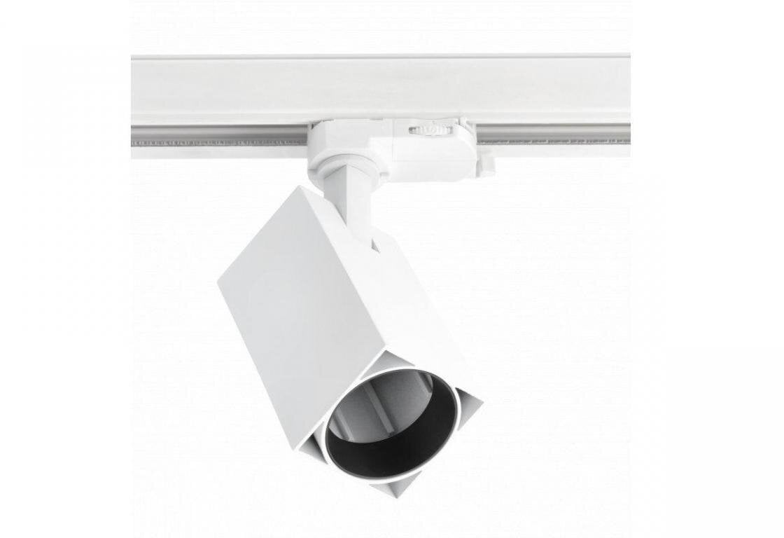 Oprawa na szynoprzewód 1-fazowy LIMA GU10 max.20W AC220-240V IP20 kwadrat biały XLT-LMAGU10KB-NB