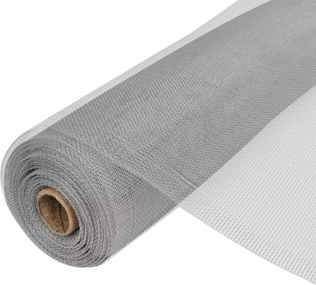 vidaXL Siatka na insekty, aluminiowa, 100 x 1000 cm, srebrna