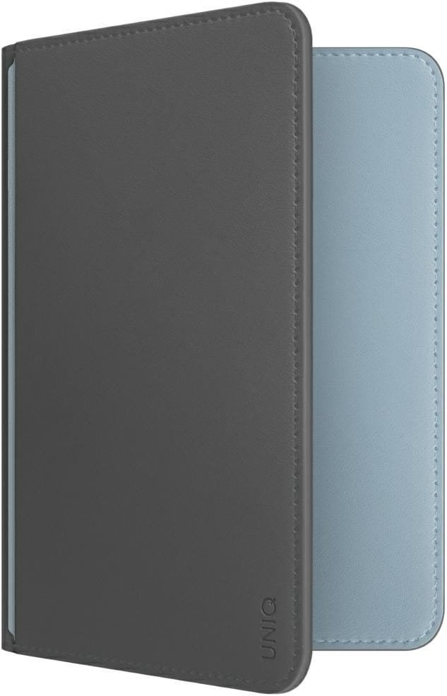 Etui na paszport UNIQ Belmont z Apple Find My blokada RFID szaro niebieski