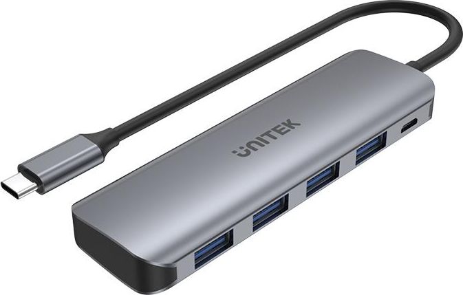 HUB USB Unitek 1x microUSB + 4x USB-A 3.1 Gen1 (H1107A)