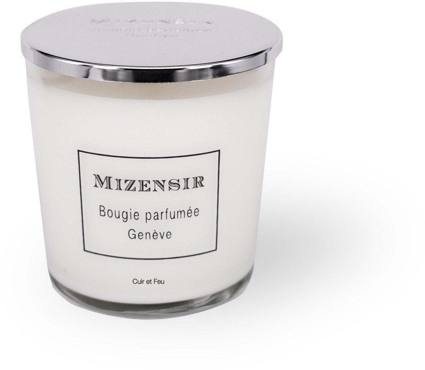 MIZENSIR Cuir et Feu Scented Candle 230ml