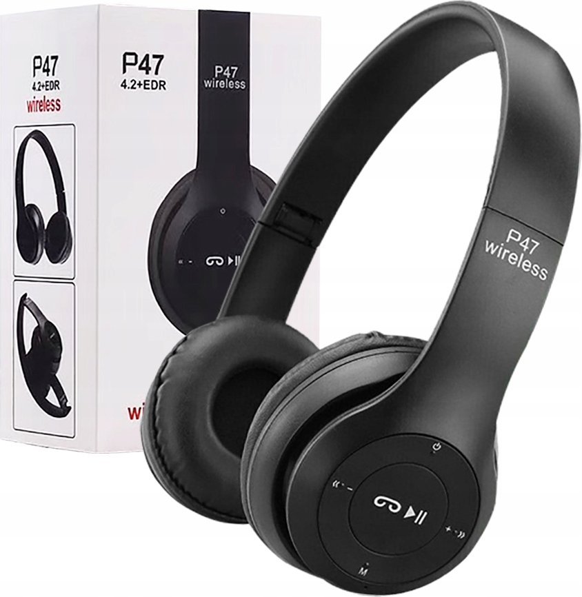 SŁUCHAWKI BLUETOOTH MULTI-BASIC P47 BIAŁE