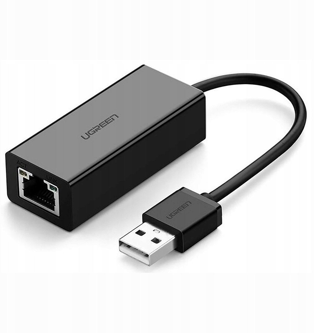 Karta sieciowa Ugreen Karta sieciowa USB-C do RJ45 10/100 Mb/s - czarna