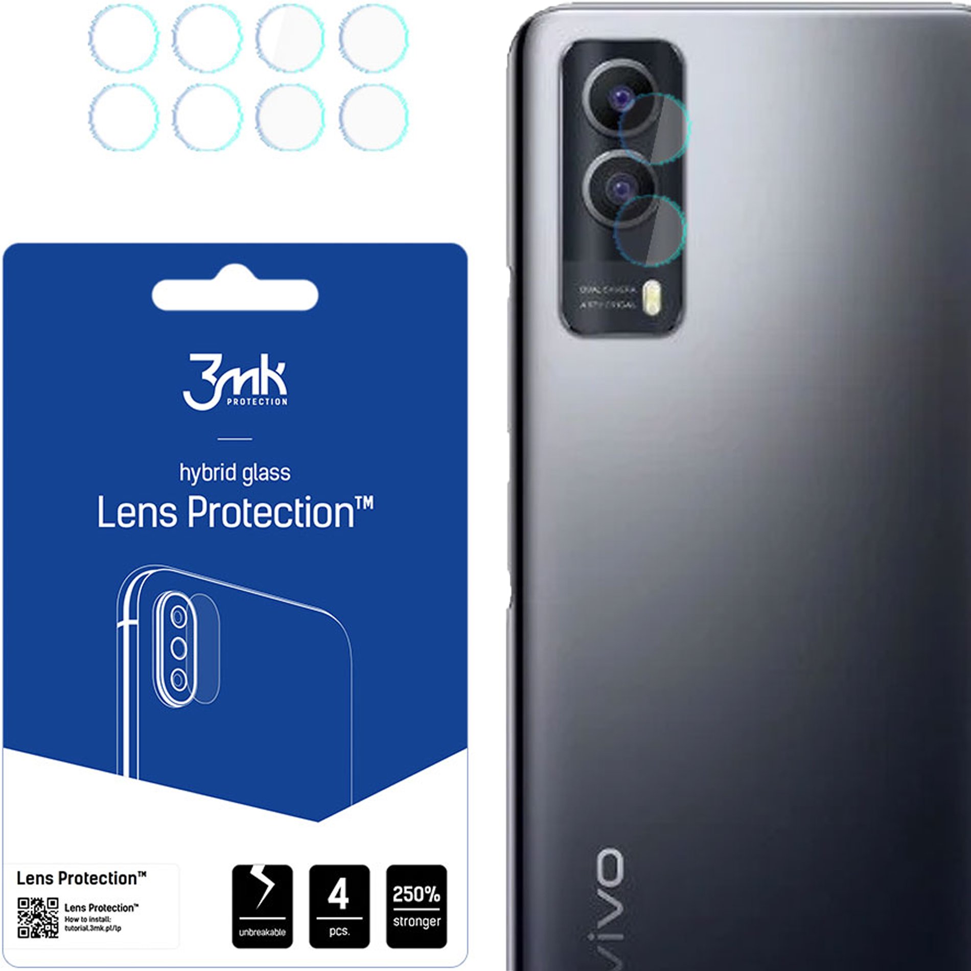 VIVO Y53S - 3MK LENS PROTECTION