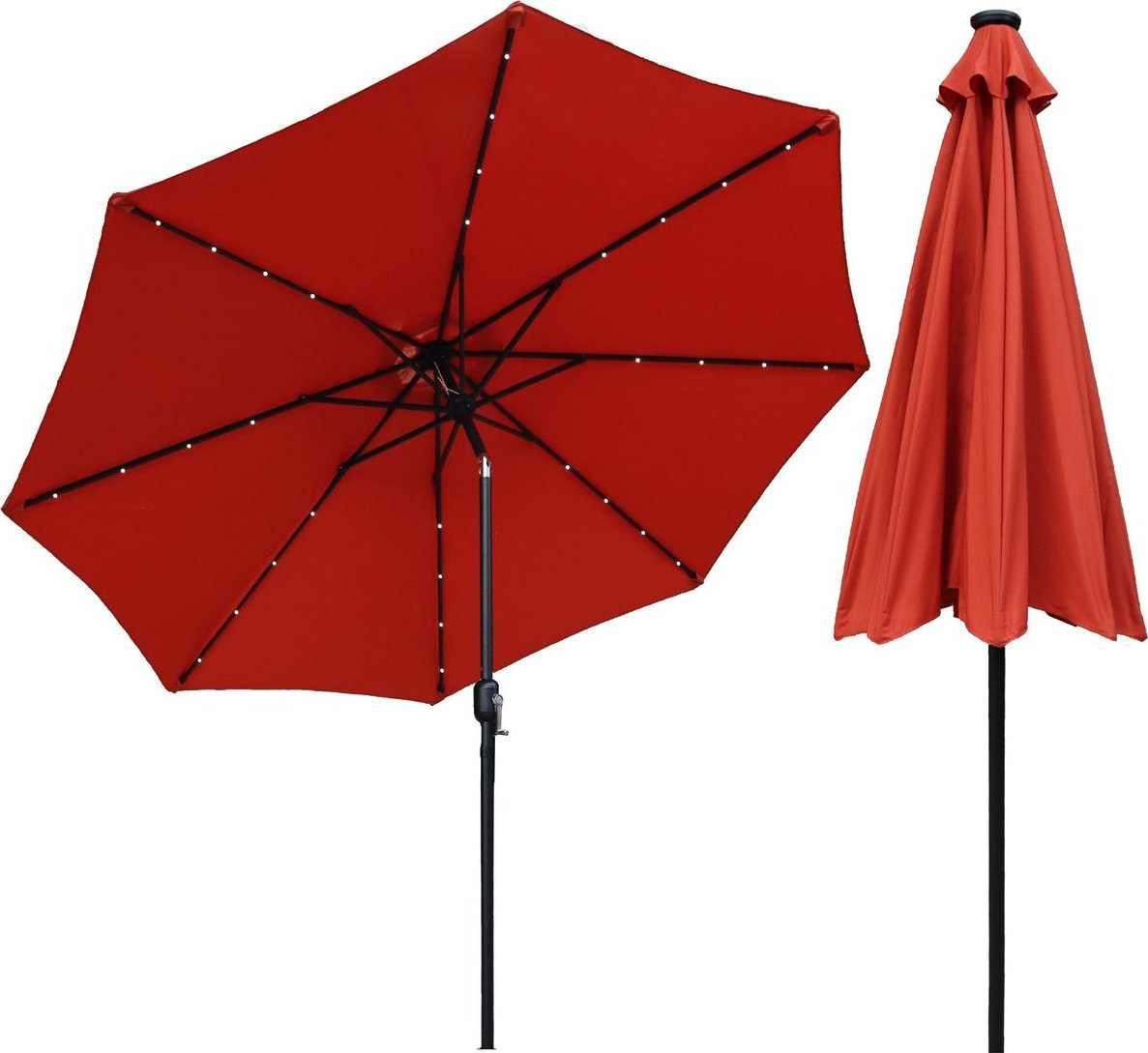 Saska Garden PARASOL OGRODOWY Z OŚWIETLENIEM LED 300CM COCCORA