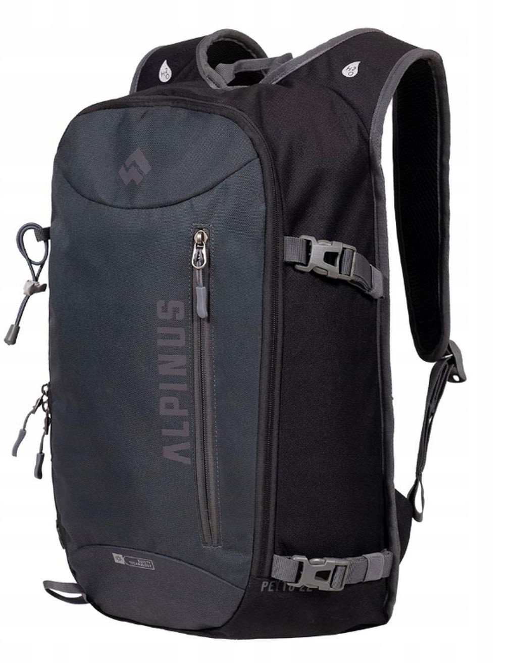Plecak ALPINUS PEYTO 22L trekkingowy turystyczny miejski czarny