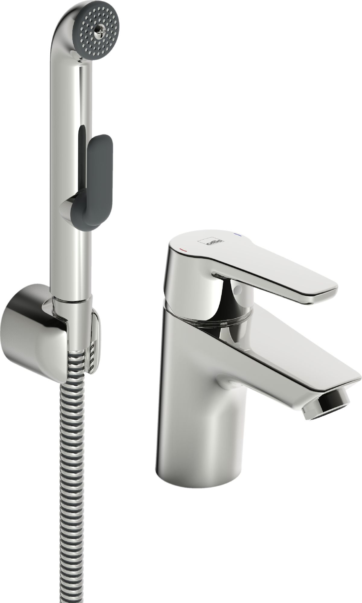 Bateria umywalkowa Oras Saga stojąca chrom (3912F)