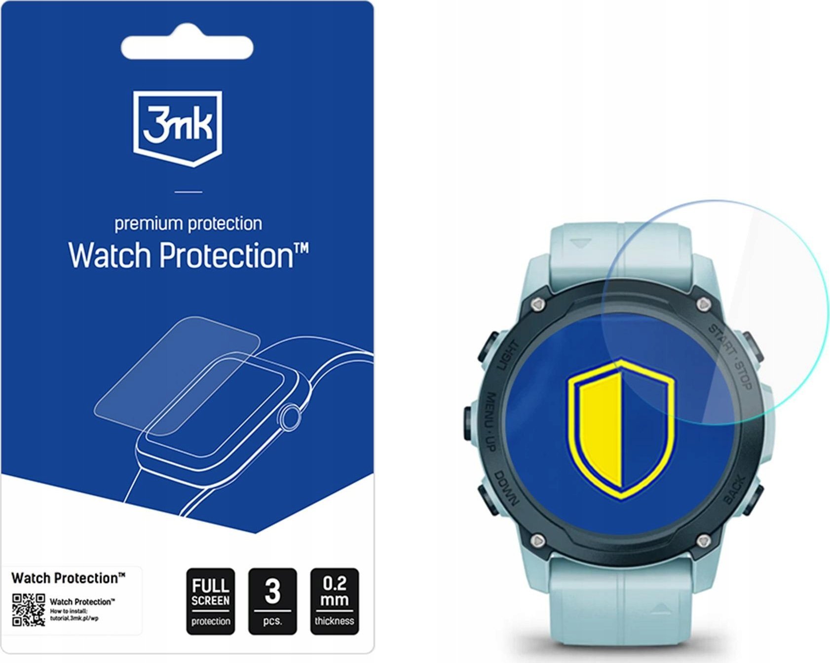 3mk Watch Protection FlexibleGlass pro Garmin Descent G1 / G1 Solar