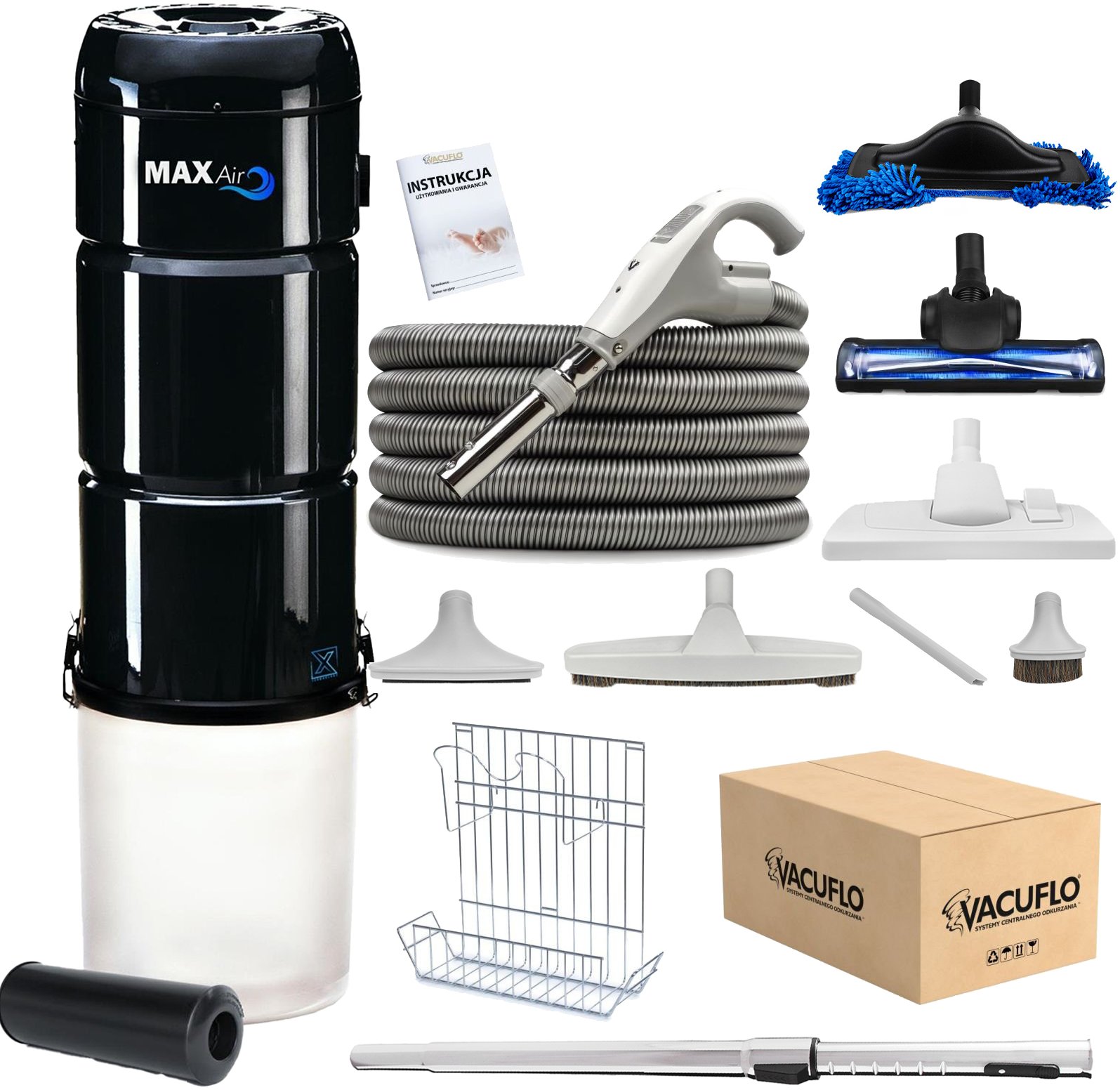 Vacuflo Jednostka VACUFLO TC MAXAIR + Zestaw Gold TC MAXAIR + GOLD 12m