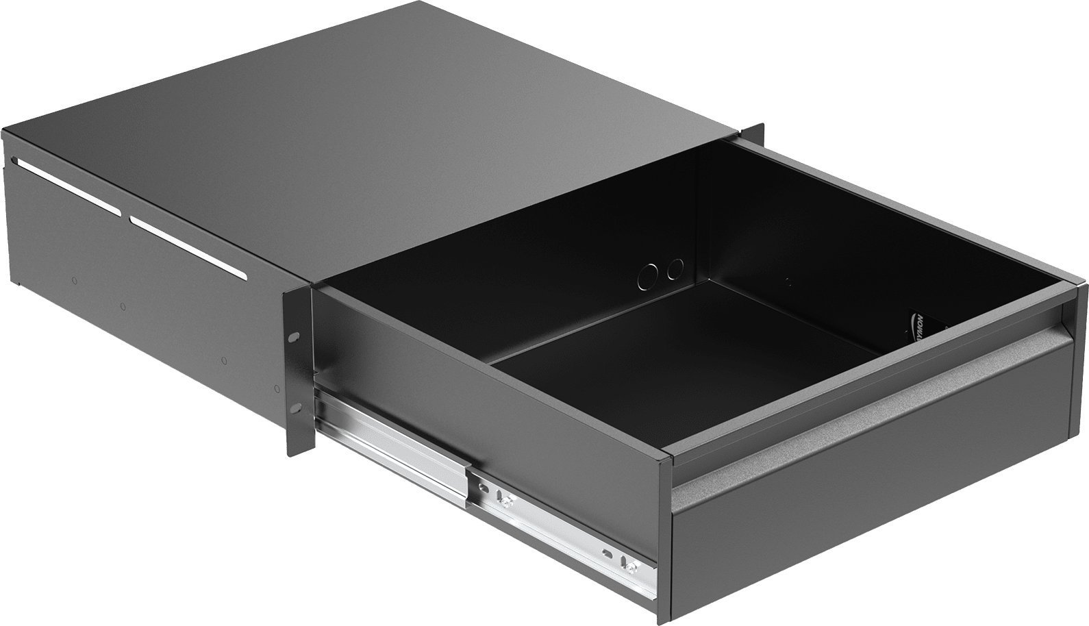 Caymon CAYMON RD320/B Szuflada do szaf rack 19" 3U, wersja czarna