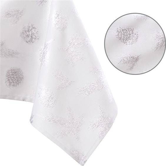 AmeliaHome Obrus Magic Night srebrny 130x180