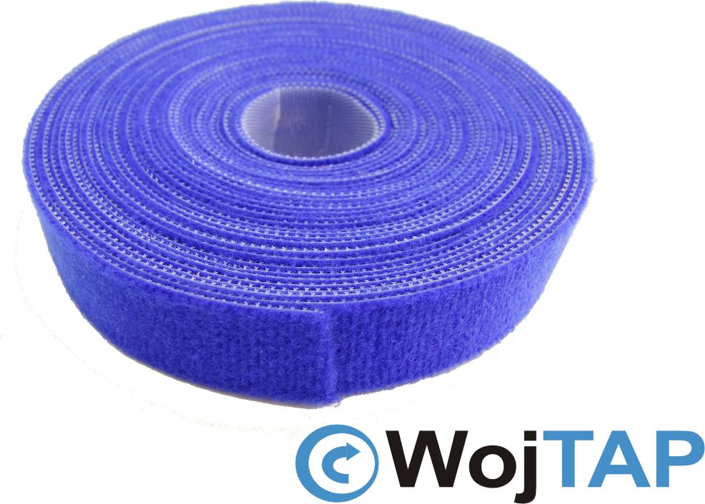 Wojtap Taśma rzepowa szr. 20mm, 25 metrów - NIEBIESKI