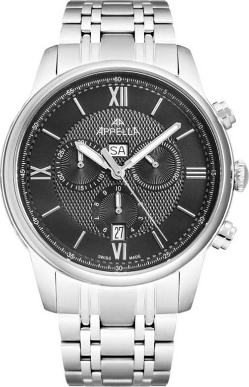 Zegarek Acappella Zegarek męski Appella L70006.5167CH srebrny