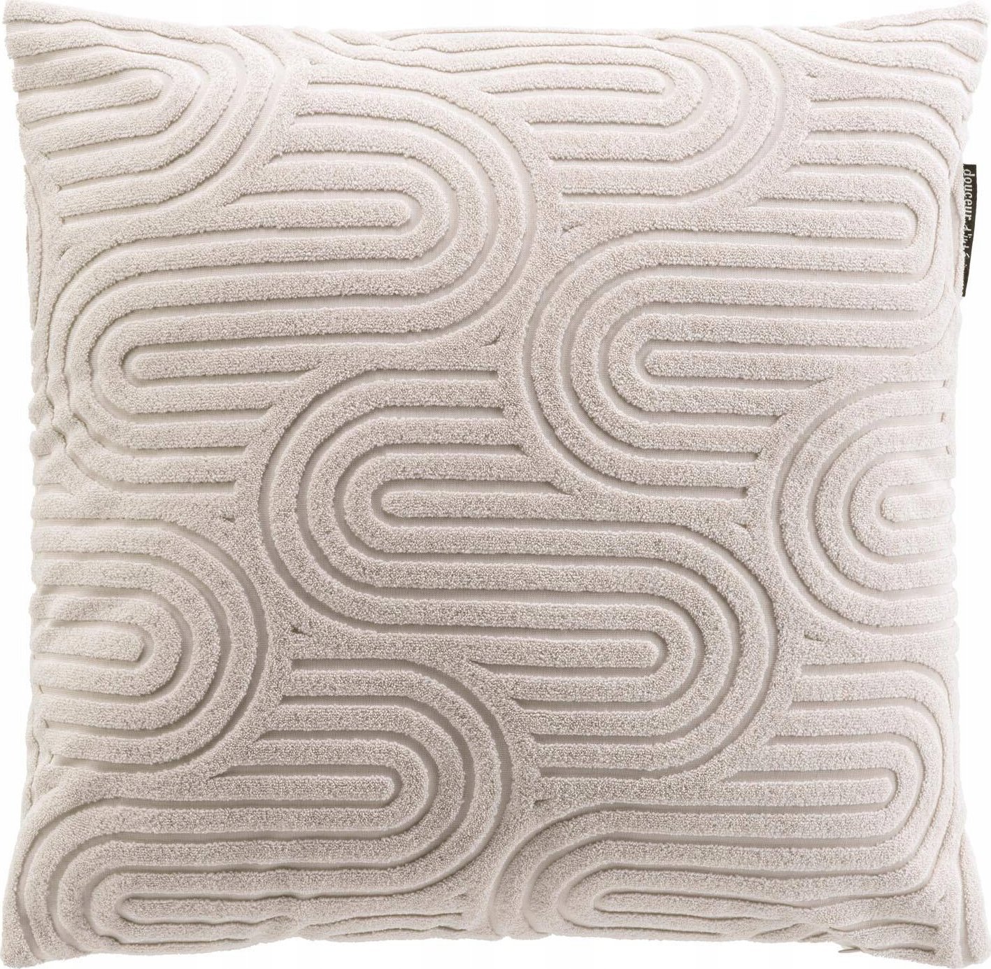 Douceur d`Interieur Poduszka dekoracyjna z pluszowym wzorem, PILA, 45 x 45 cm