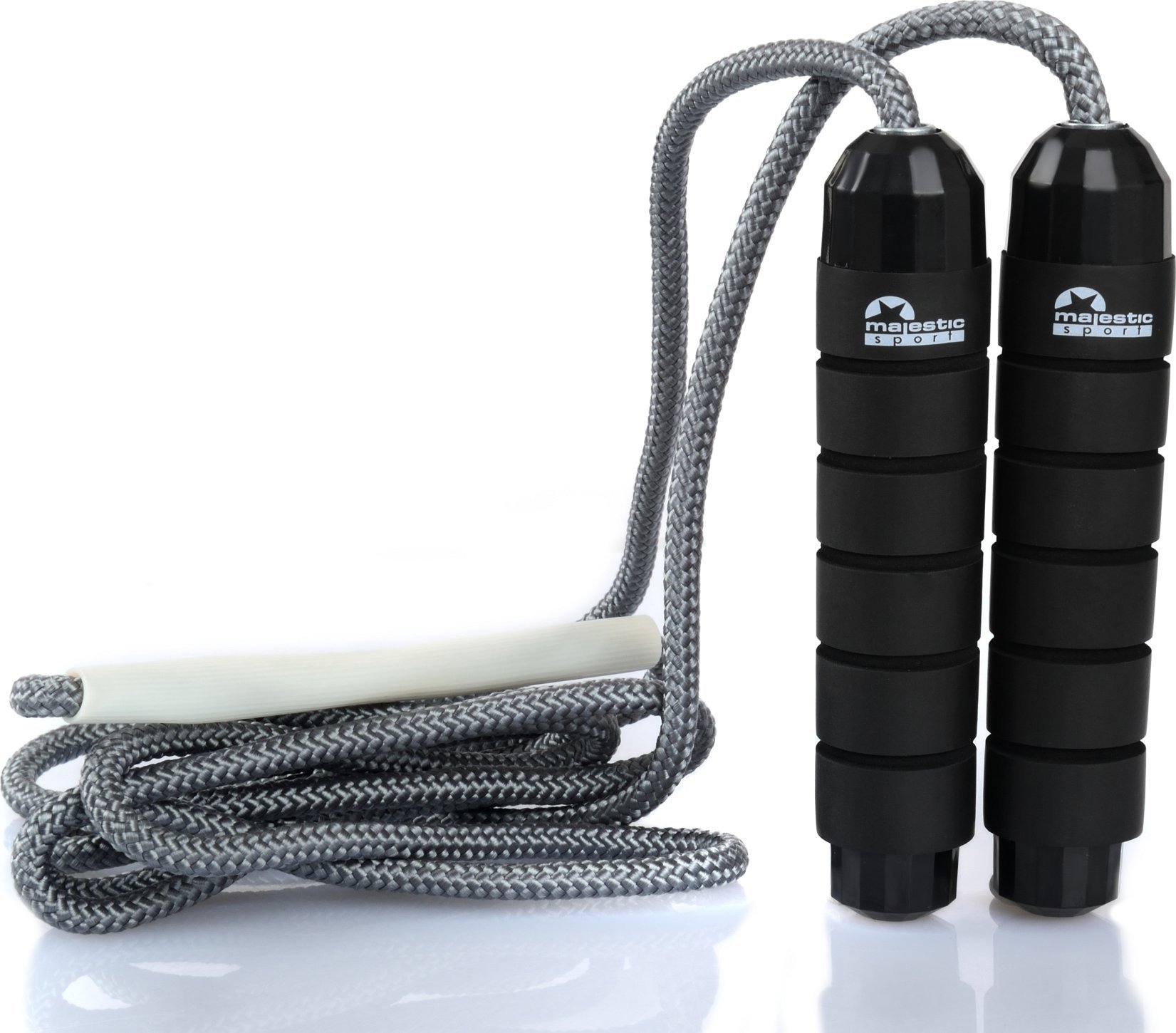 Skakanka sznurowa Majestic Sport 2,8 m szara