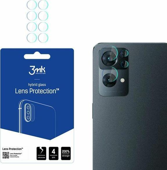 3MK 3MK Lens Protect Oppo Reno 7 Pro 5G Ochrona na obiektyw aparatu 4szt