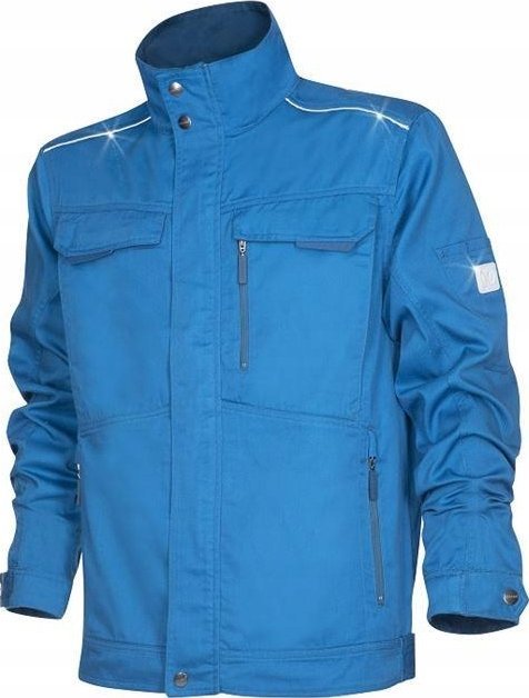 Ardon SUMMER ARDON - modna bluza, dopracowana sylwetka, odblaski - niebieski H6104 2XL