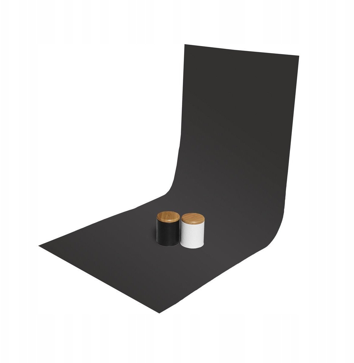 GlareOne tło PVC 60x130cm - czarne