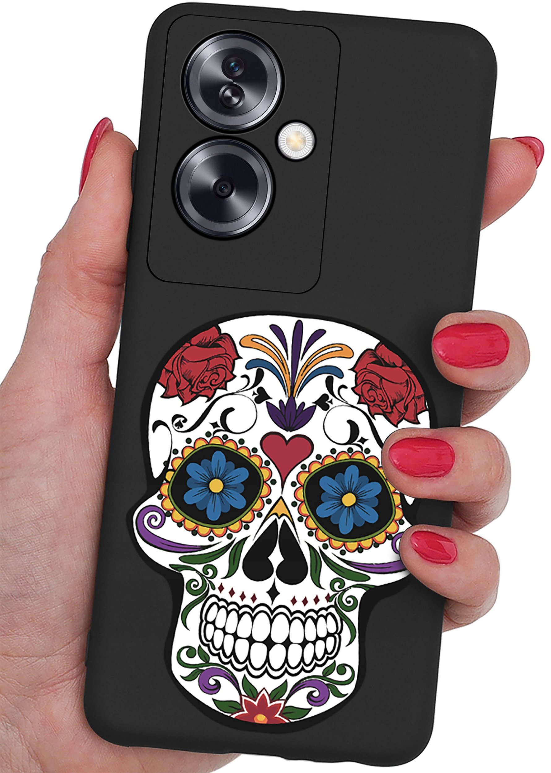 ETUI do Oppo A79 5G CASE WZORY SOFT MATT PLECKI + SZKŁO OCHRONNE 9H