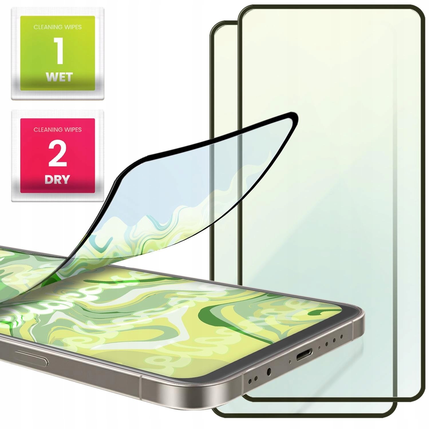 Hello Case 2-PAK Szkło Hybrydowe Do Honor X8C 4G 5D 9H