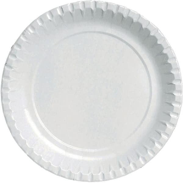 Talerz papierowy okrągły Ø23 cm oznaczone FSC 10 ps x 100 stk/krt biały