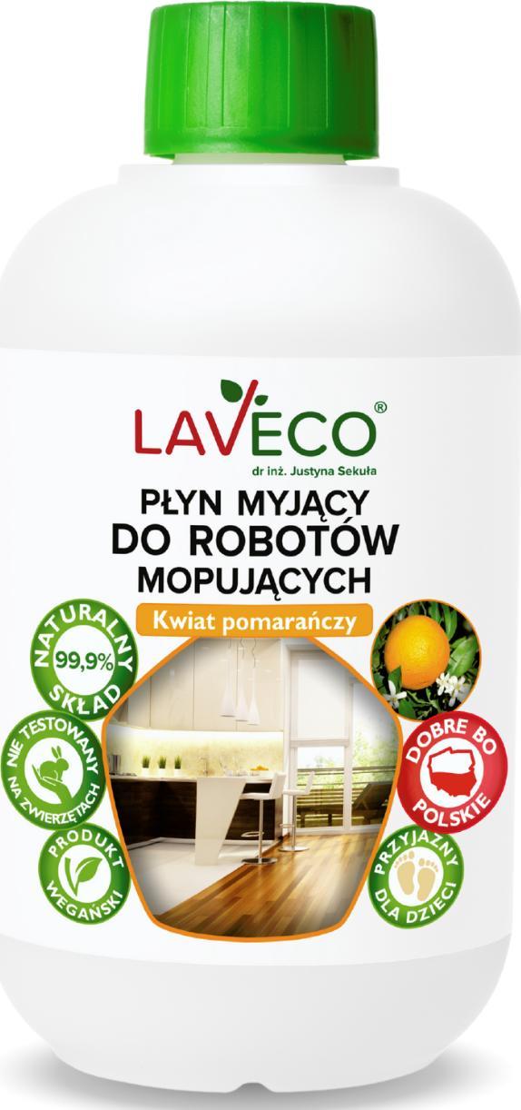 LAVECO LAVECO Naturalny płyn myjący do robotów mopujących - Kwiat pomarańczy