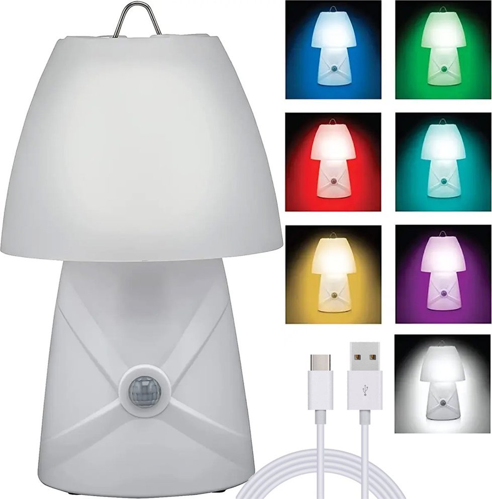 Lampka biurkowa Verk Lampka nocna dla dzieci led rgb czujnik ruchu Lampka nocna dla dzieci led rgb czujnik ruchu