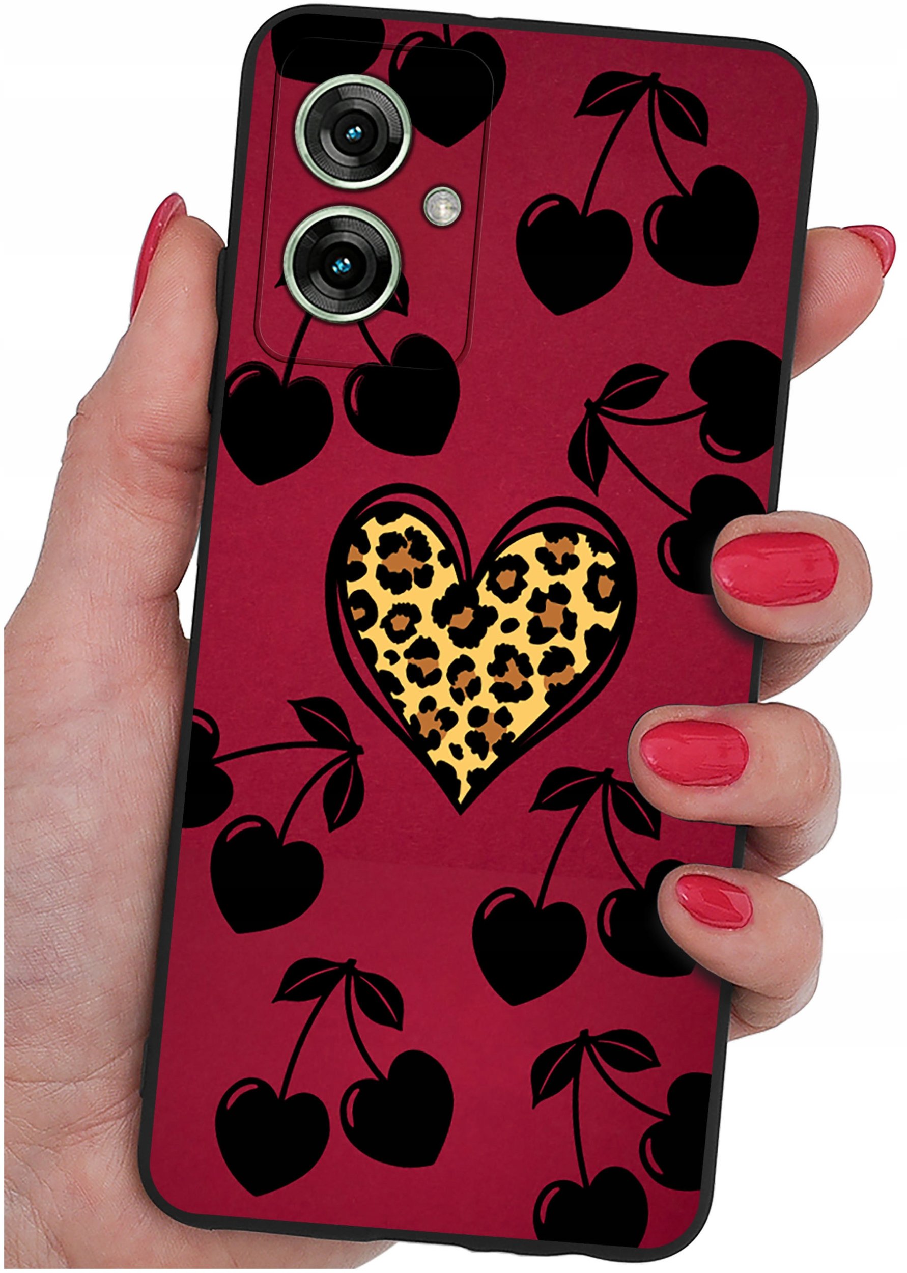 Etui do Motorola Moto G55 5G WZORY |SILIKONOWE MATT CASE + SZKŁO 9H