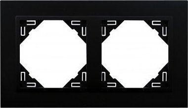 Efapel Efapel animato ramka 2-krotna czarny 90920 KRR