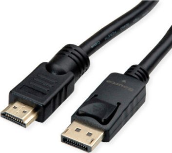 Kabel Roline ROLINE Kabel DisplayPort DP - UHDTV, M/M, czarny, 7,5 m