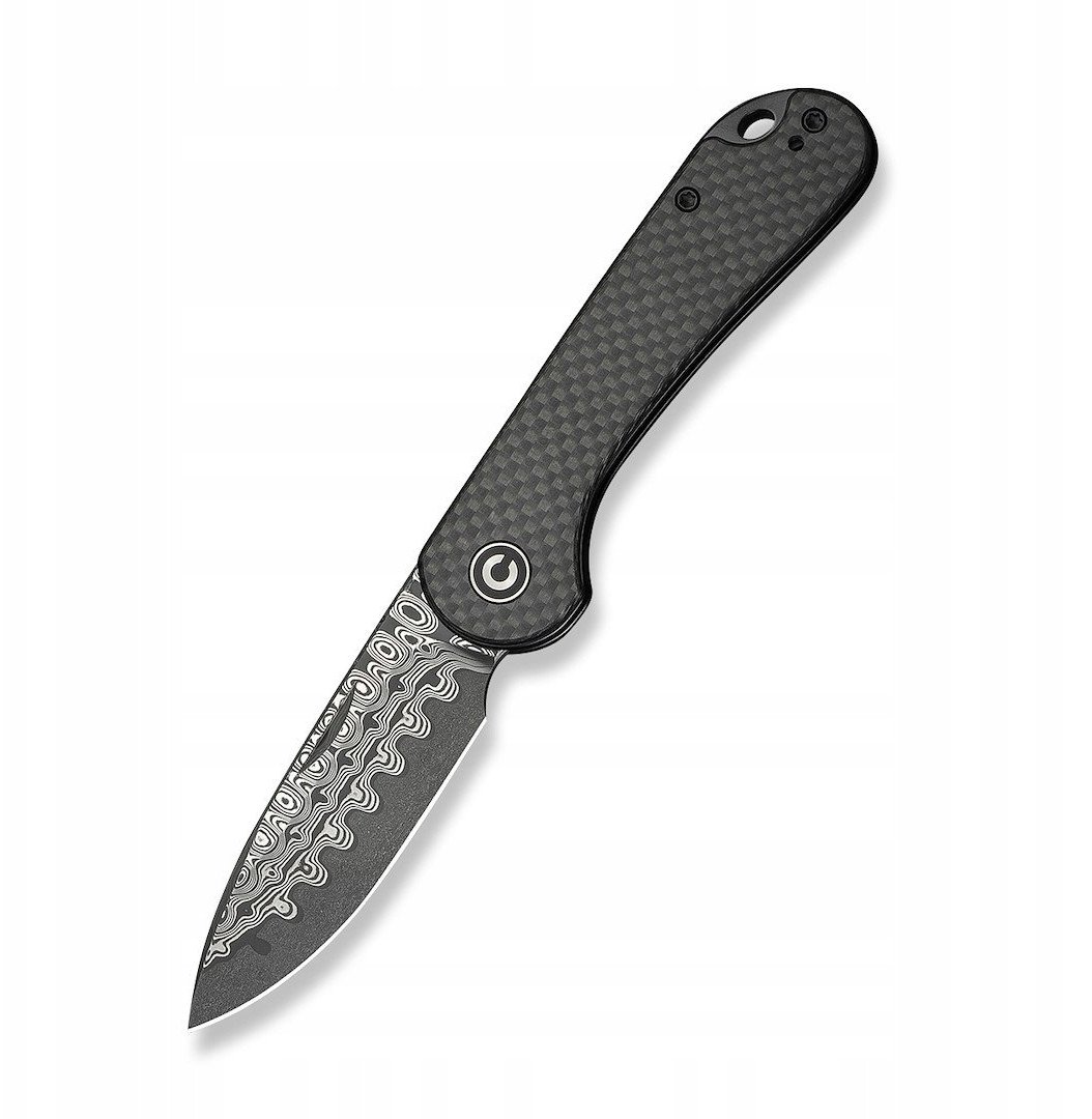 Nóż CIVIVI Elementum Slip Joint Damast CF