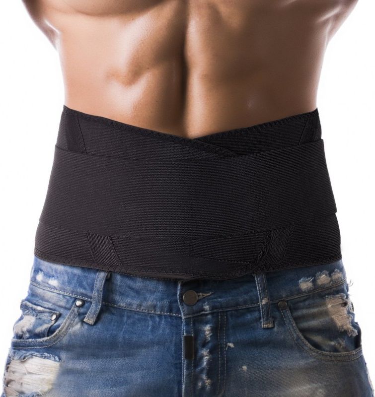 TOROS-GROUP Pas podtrzymujący sztywny/gorset czarny rozmiar 2 (215)