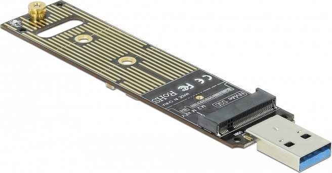 Kieszeń Delock DELOCK Konverter fur M.2 NVMe PCIe SSD mit USB 3.1 Gen 2