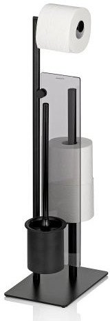 Zestaw toaletowy, 71 cm, czarny / Kela