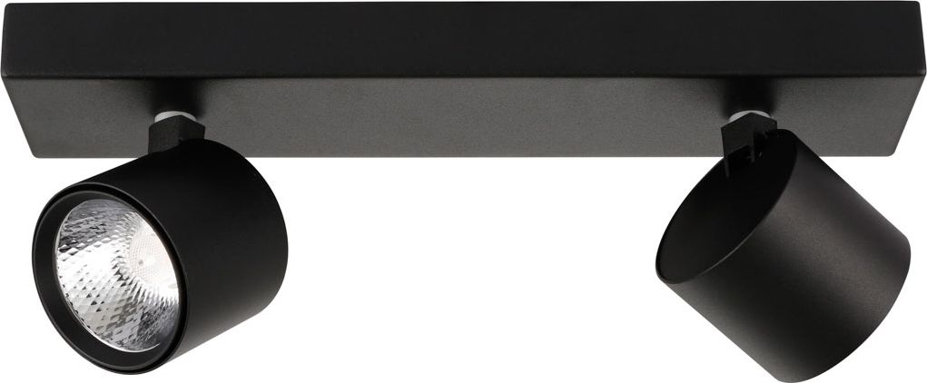 Lampa sufitowa Italux Spot sufitowy ledowy czarny Italux Boniva SPL-2854-2B-BL