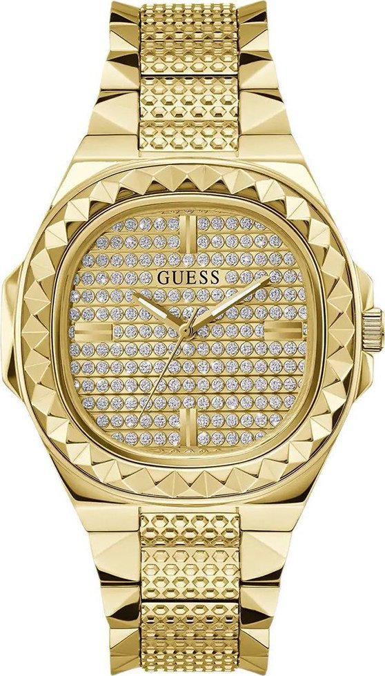 Zegarek Guess Zegarek męski Guess GW0622G1 CYRKONIE złoty