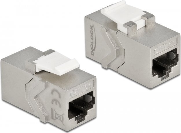 Delock DELOCK Keystone Modul RJ45 Buchse zu RJ45 Buchse Cat.6A