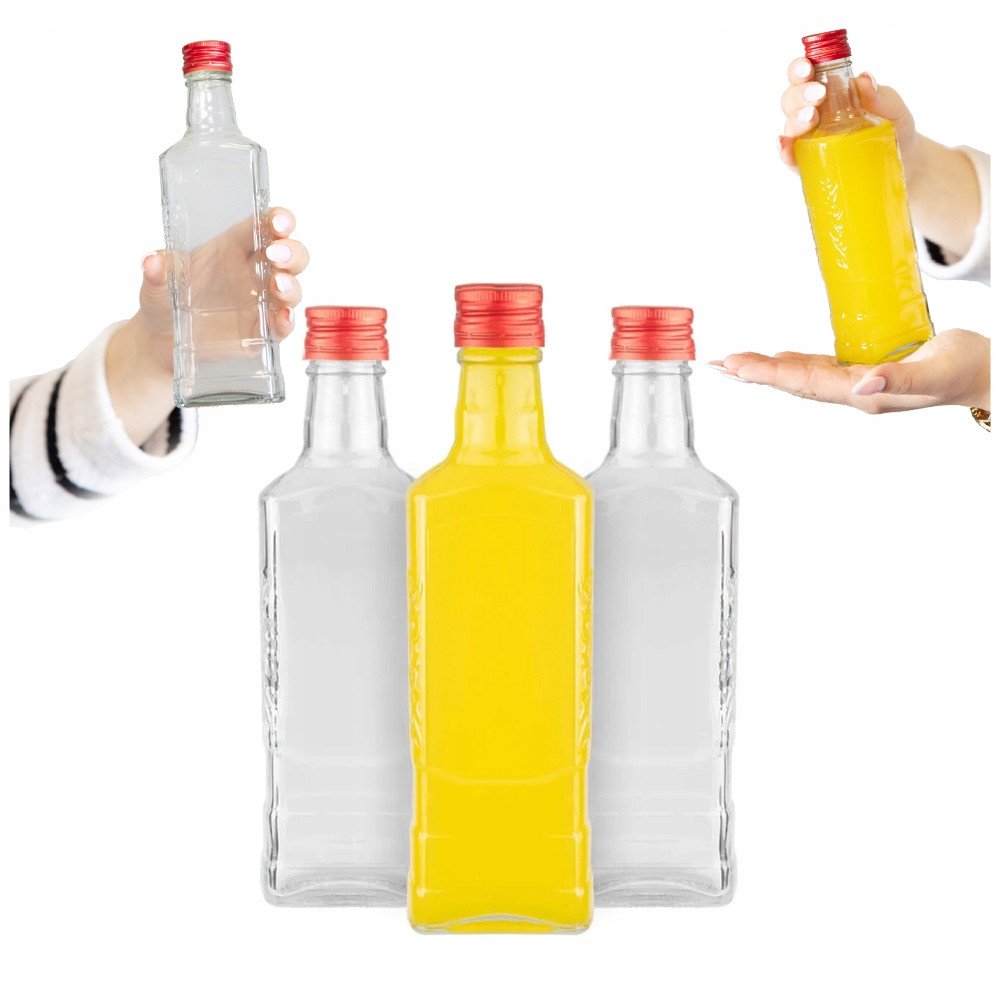 5X Butelka PIONIER MOSKWA 250 ml + zakrętka na NALEWKI wódkę prezent