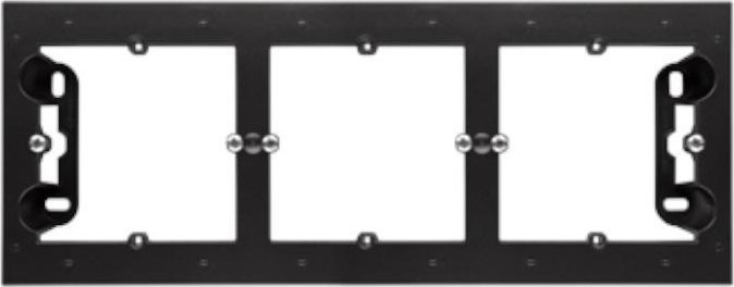 Kontakt-Simon Simon 54 Premium Puszka natynkowa 3-krotna do ramek PREMIUM. Głębokość 35 mm czarny mat DPN3/49