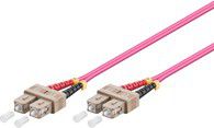 MicroConnect Patchcord światłowdowy SC/UPC-SC/UPC, 50/125 OM4, 1m (FIB222001-4)